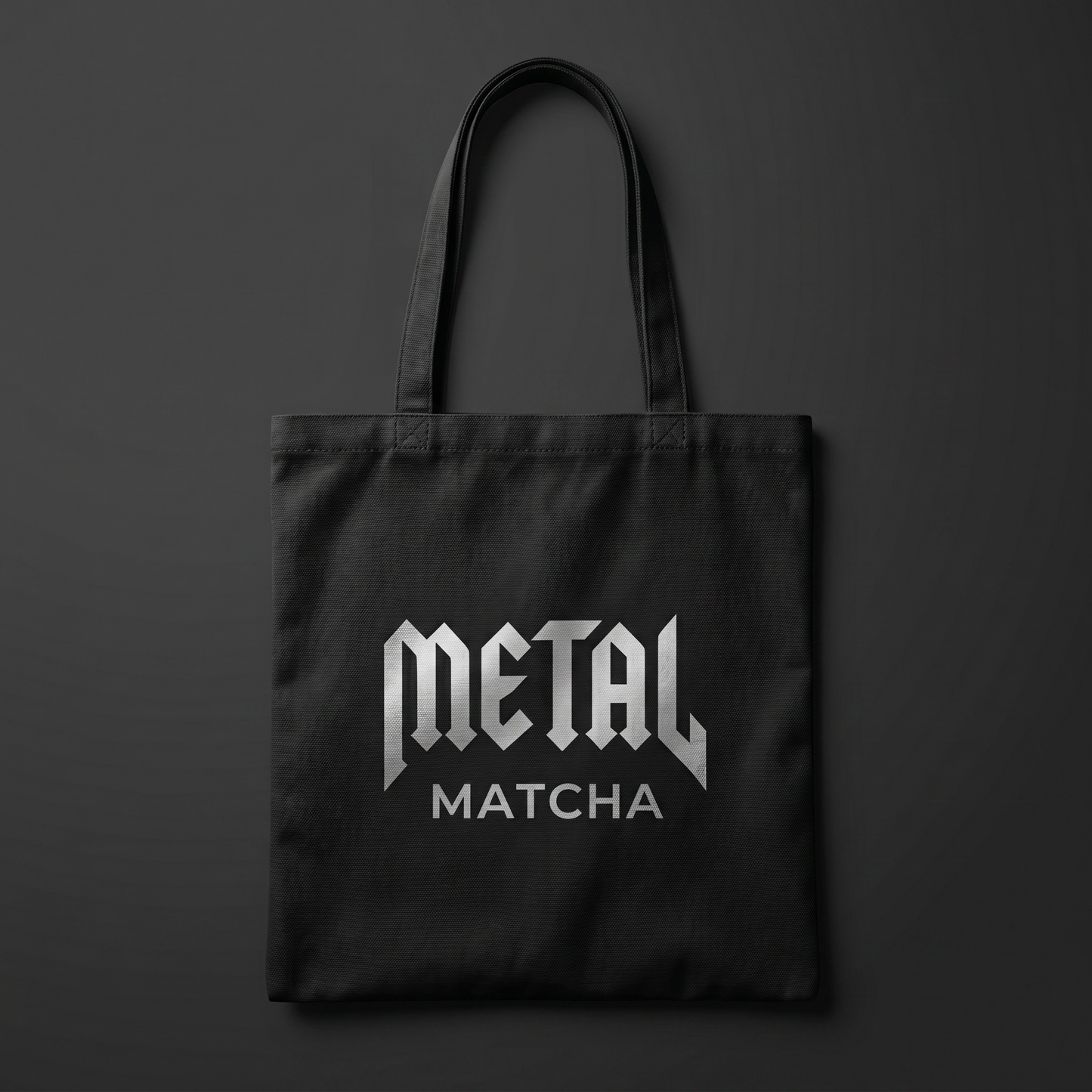 Metal Matcha Canvas Tote