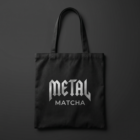 Metal Matcha Canvas Tote